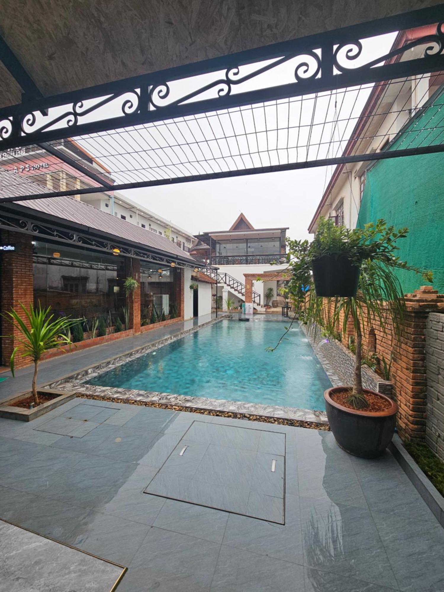 Win Hotel Vangviang Kültér fotó
