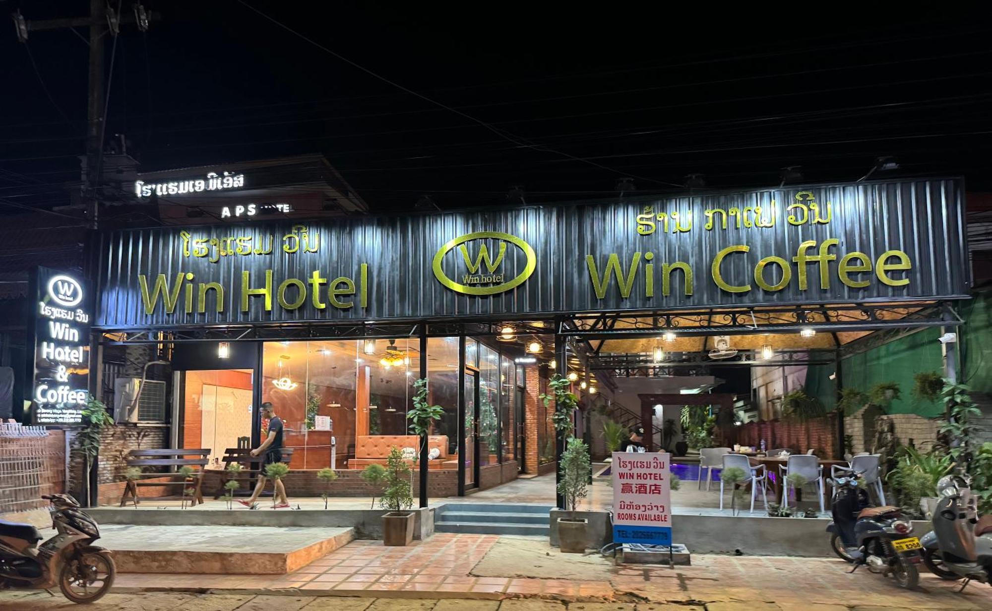 Win Hotel Vangviang Kültér fotó